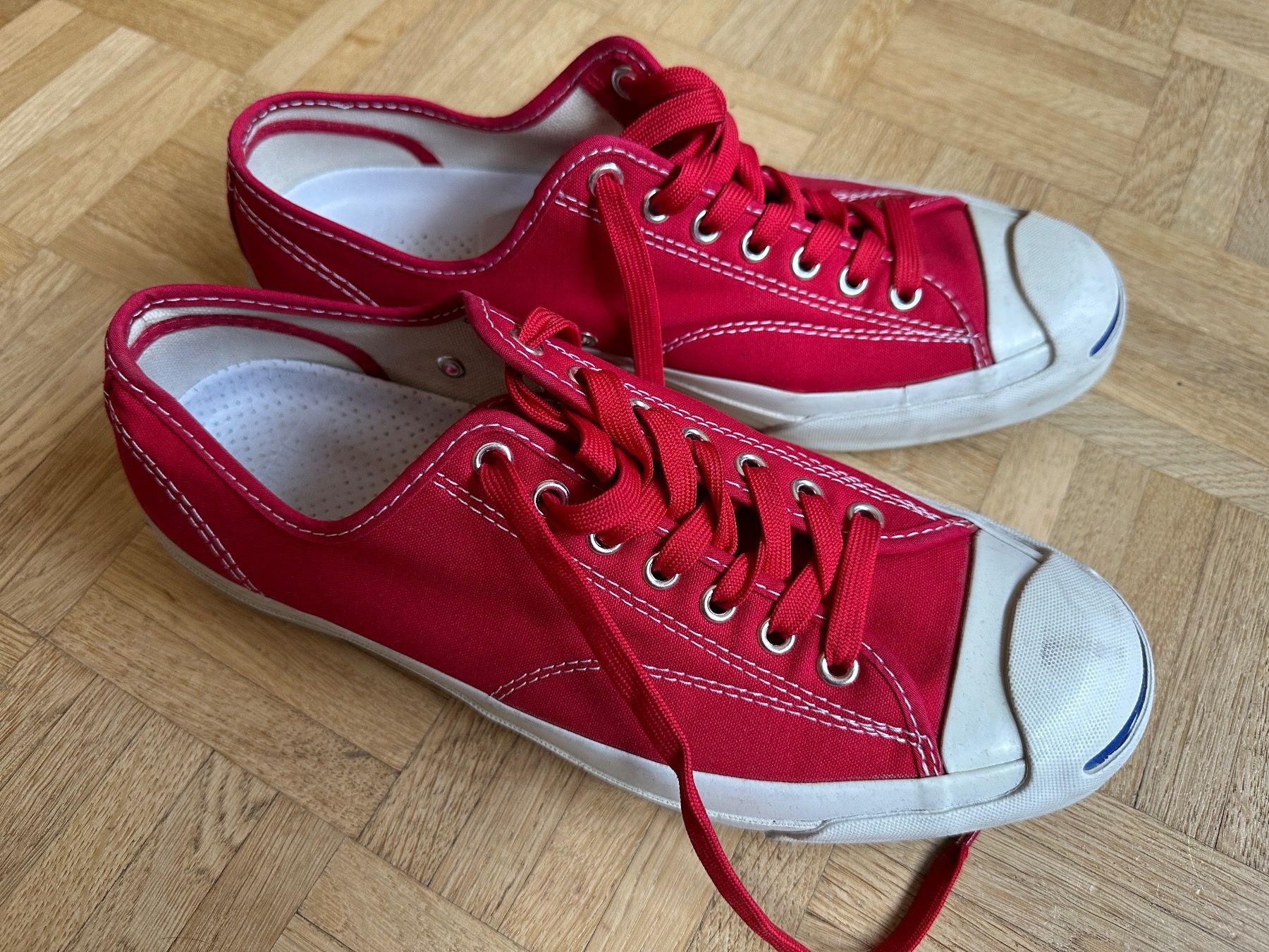 Converse Scarpe da uomo: Converse Chucks Low Jack Purcell Red Sneakers Gr. 43 – Nuovo (secondo la descrizione) da Lausanne venduto da brixton 2