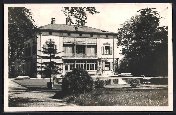 Cartes postales: Brüglingen, Erholungsheim mit Teich und – D'occasion à Berlin par bartko-reher