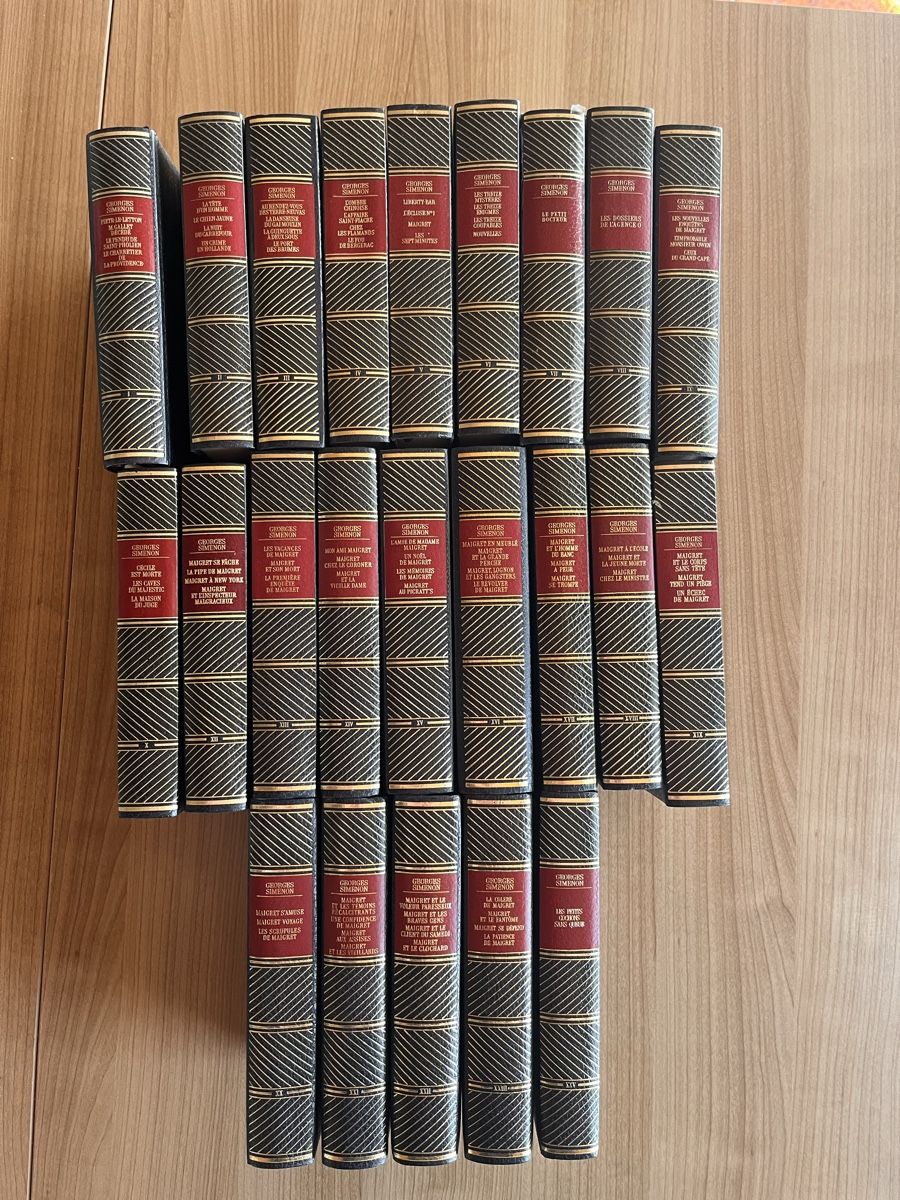 Libri: Georges Simenon - Oeuvres complètes - Éditions rencontre – Usato da Vuisternens-en-Ogoz venduto da Ganecha