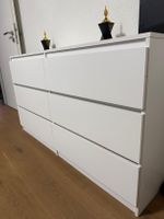 Kommode weiss 6 Schubladen guter Zustand / Couchtisch weiss 