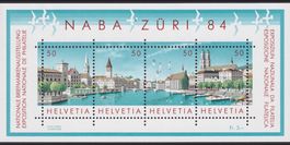 🇨🇭1984 BLOC ** « EXPO NABA ZURI ‘84 « (SBK 20.00)
