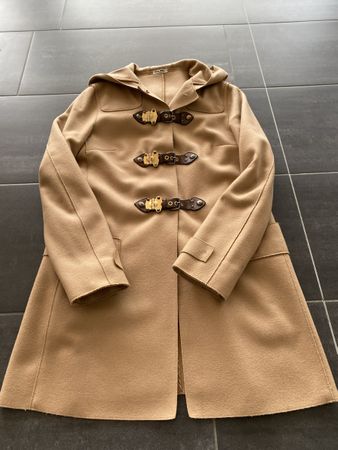 Miu miu Woll-Parka / Mantel Gr. 34 in camel
