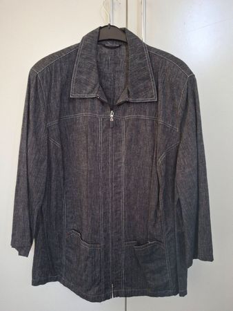 dunkle Überzieh - Jacke, Blazer, Grösse 50/52