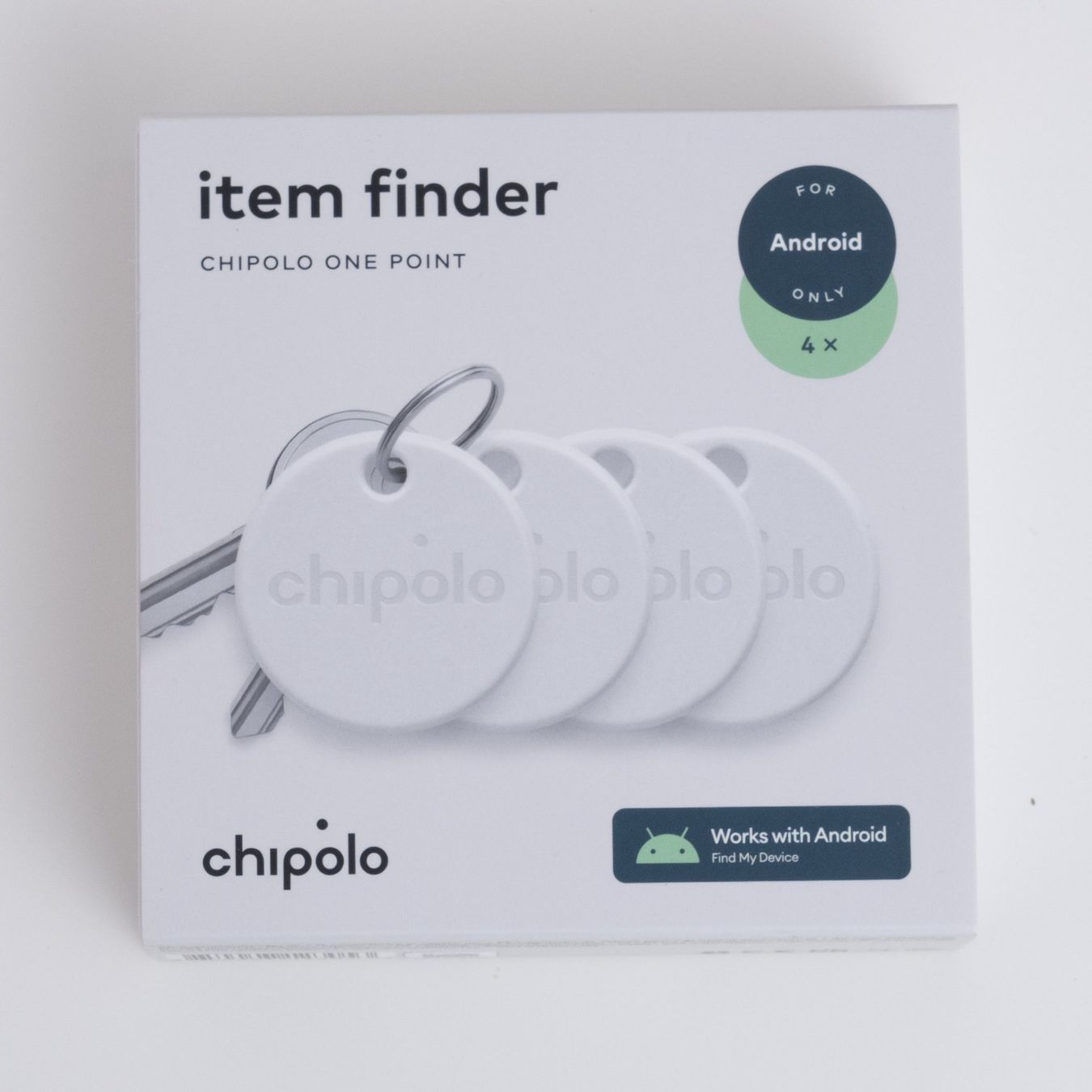 Portachiavi: Chipolo ONE Point für Android 4er Pack – Usato da Zürich venduto da yrtc