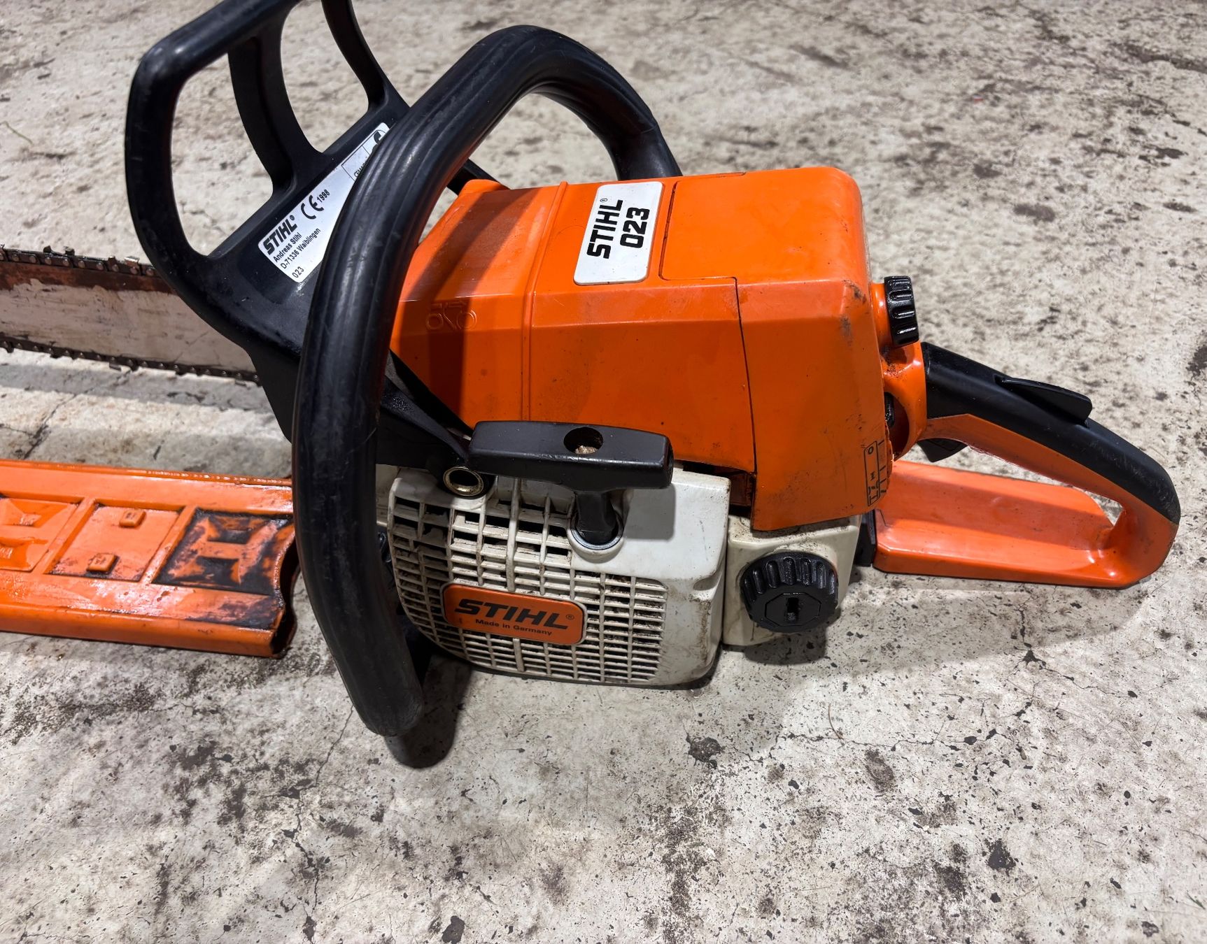 Stihl Seghe: Motorsäge Stihl 023 profi – Usato da Grono venduto da Alpina6537 2