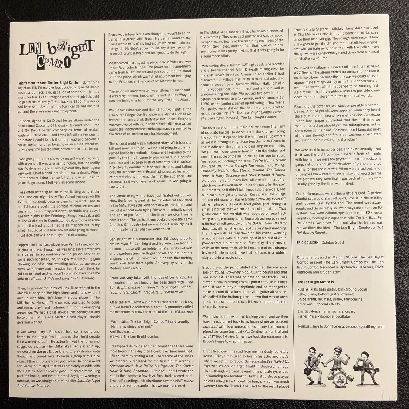 Dischi in vinile: Len Bright Combo - Wreckless Eric presents the  - Vinyl LP – Usato da Lenzburg venduto da sch_lml8 2