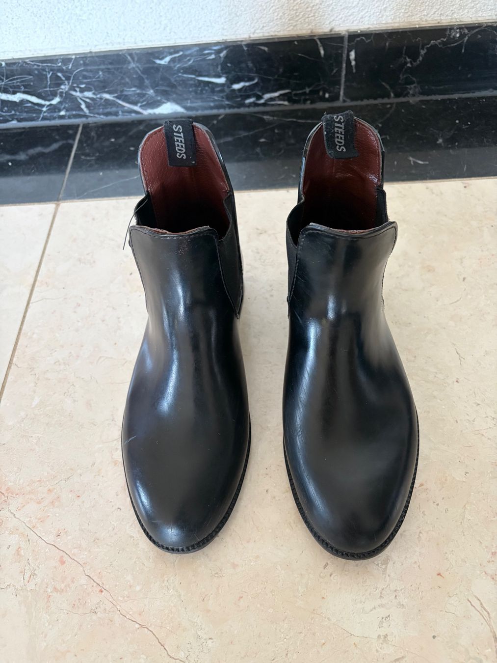 Damenschuhe: Zugstiefelette Steeds Gr. 38 schwarz – Gebraucht aus Uesslingen von roja02