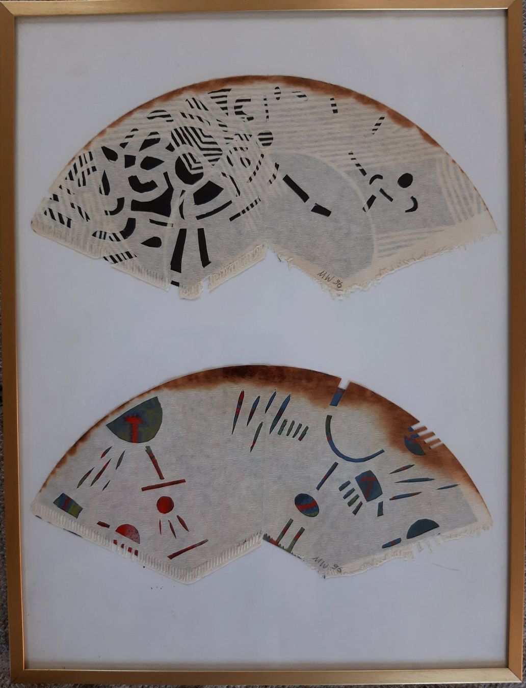 Gemälde: Gemälde Collage Martel Wiegand – Gebraucht aus Arbon von torso444