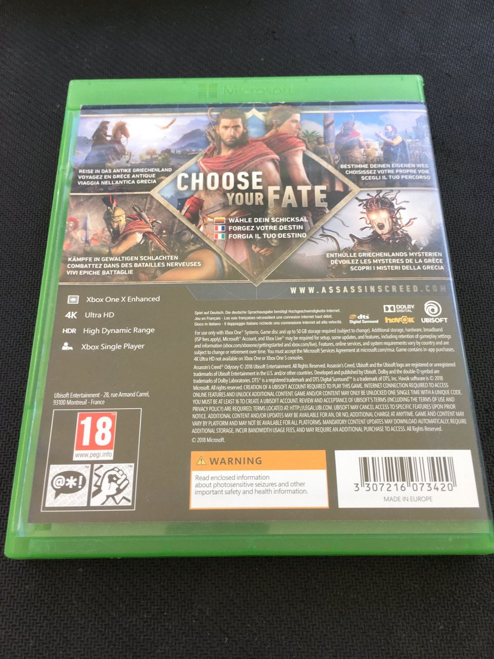 Microsoft Spiele: Assassin's Creed Odyssey - Xbox One Game – Gebraucht aus St.Gallen von Punktchen01 1