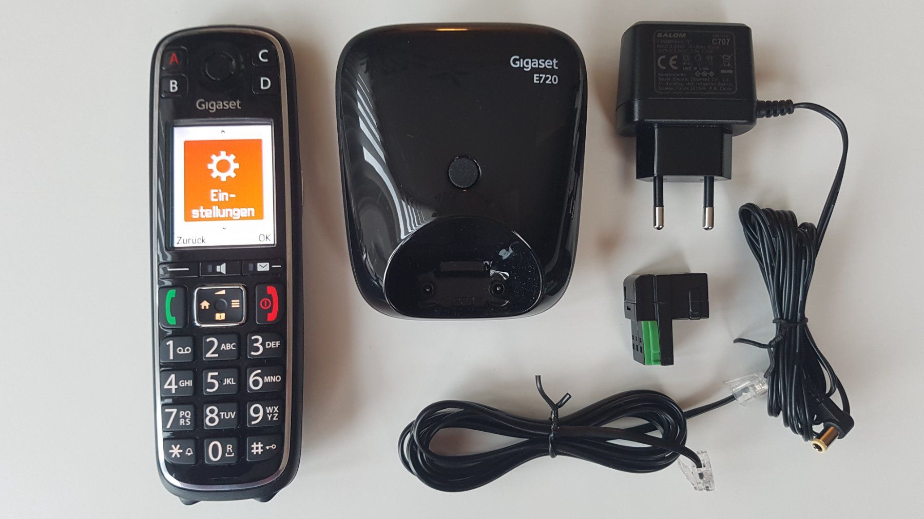 Gigaset Telefoni: Gigaset E720 Analog-/Schnurlostelefon – Usato da Boll venduto da Dajufa 8
