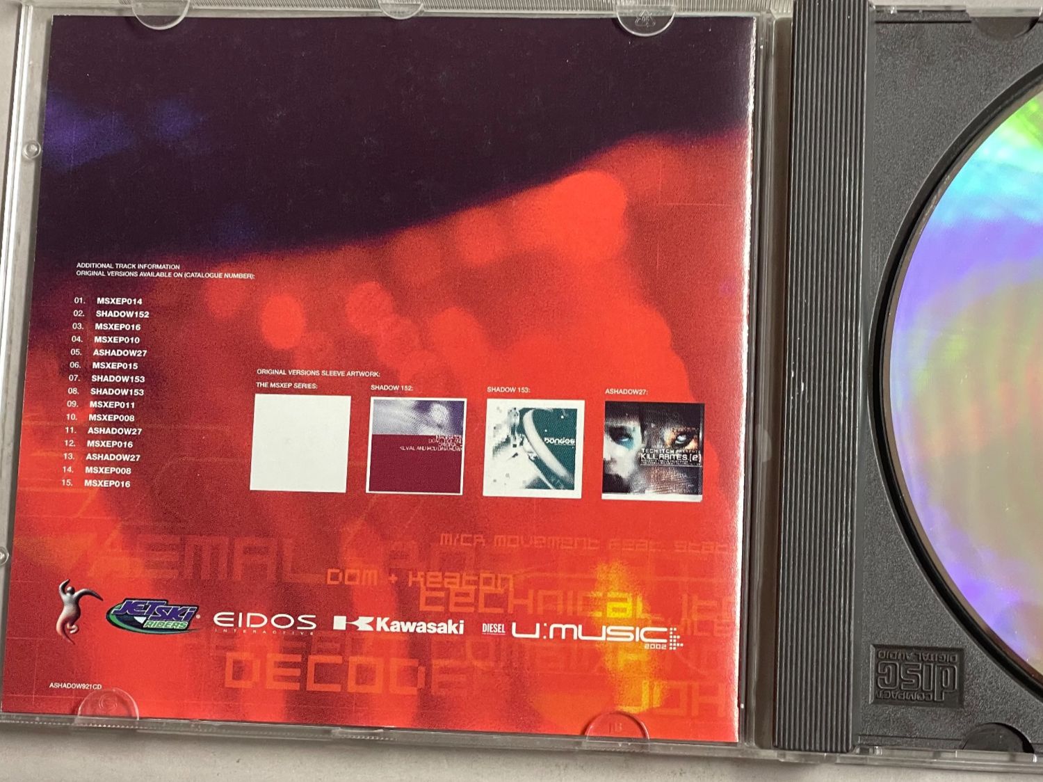 CD: Timecode – 02.1 – Usato da Muri b. Bern venduto da AdidasCollector 2
