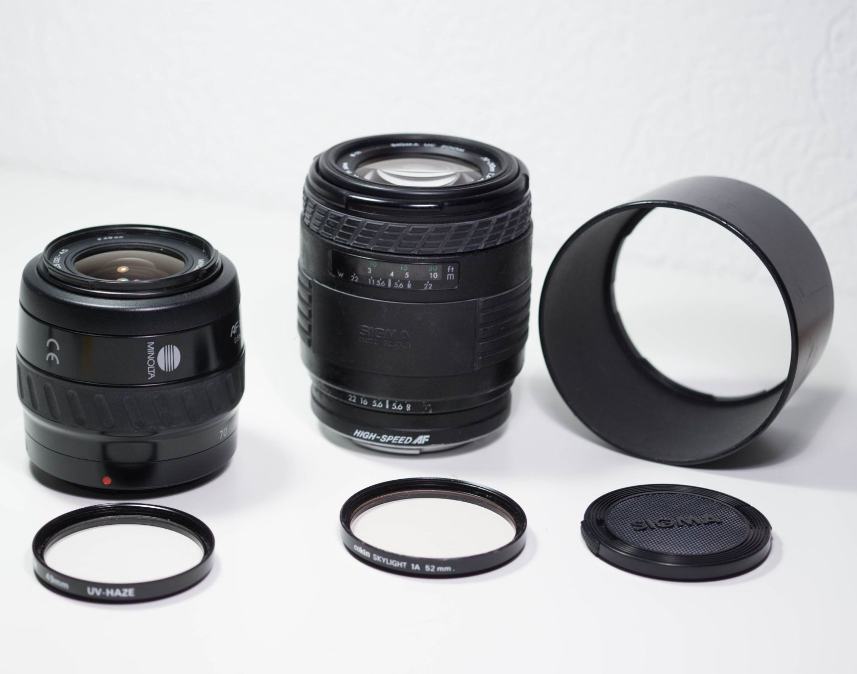 Minolta Objektive: Zwei AF-Mount-Objektive: Minolta 35-70mm + Sigma 70-210mm – Gebraucht aus Thörishaus von vintagger
