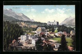 Sils-Maria, der Ort aus der Vogelschau