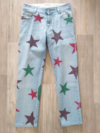 STELLA MC CARTNEY Jeans taille/Grosse 24 !RACCOURCI/GEKURZT!