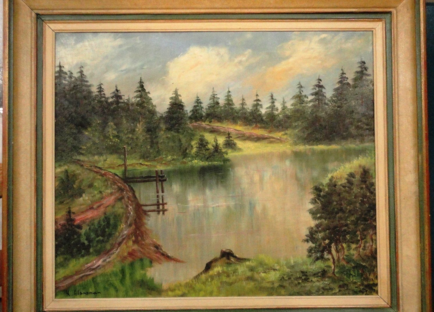 Gemälde: Öl auf Leinwand H,Glanzman Sweizer schule – Neu (gemäss Beschreibung) aus zurich von ARTMYART