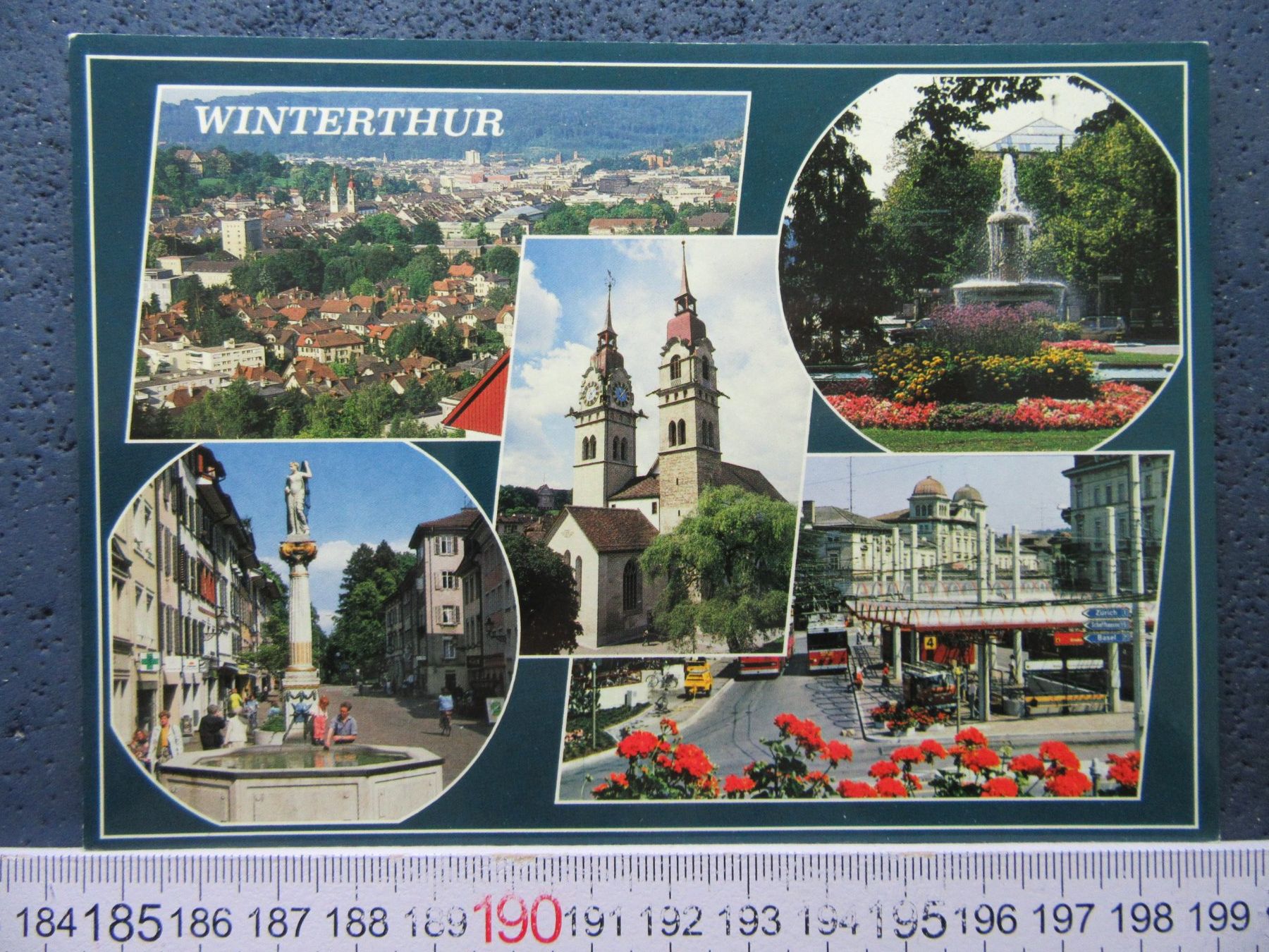 Cartoline postali: WINTERTHUR ZH AK 5BILD – Usato da Ettingen venduto da Hausi4711