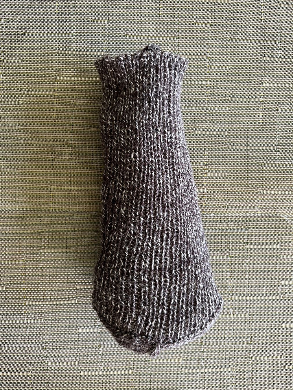 Calze: Warme, handgestrickte Socken, ca Grösse 39/40 – Nuovo e nell'imballaggio originale da Baar venduto da Aatina 1