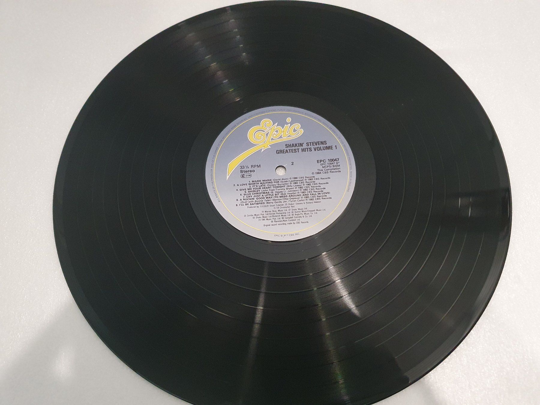 Schallplatten: Shakin' Stevens – Greatest Hits Volume 1 – Gebraucht aus Uster von Vinyl-Leidenschaft 4