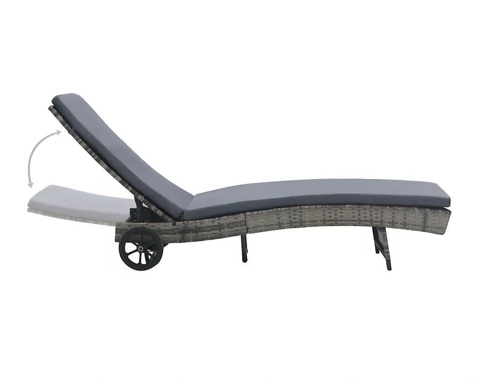 Sedie a sdraio: Liegestuhl Rattan mit Räder NEU – Usato da Luzern venduto da Donky_king 2