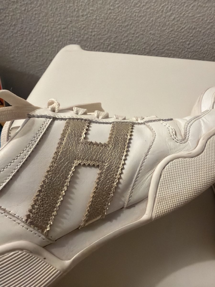 Hogan Scarpe da donna: Hogan baskets blanc or Taille 37 1/2  – Usato da Lausanne venduto da Pascal9999 4