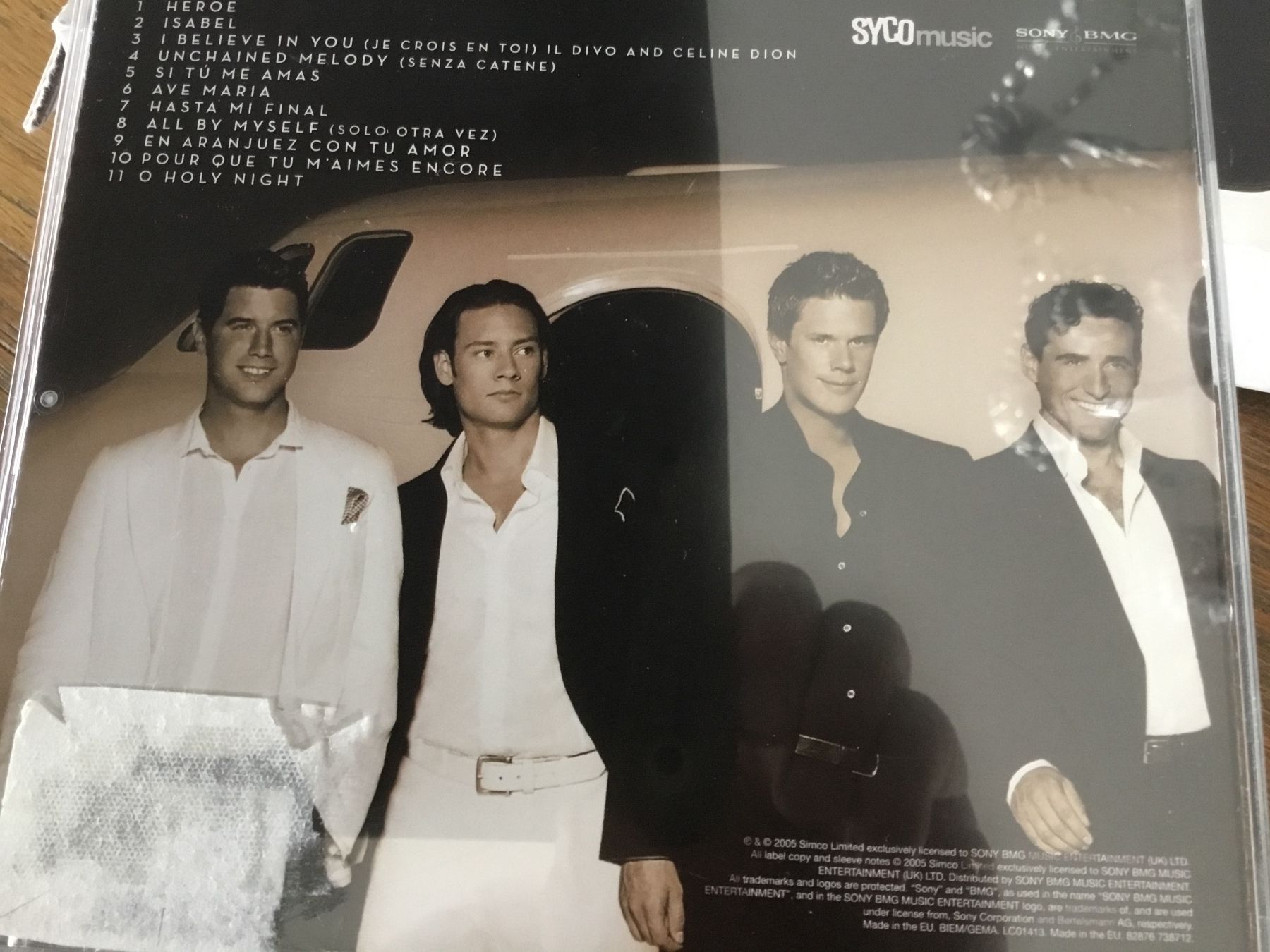CD: Il Divo "ANQORA" CD mit Celine Dion Duett – Usato da Thierachern venduto da sweden08 1