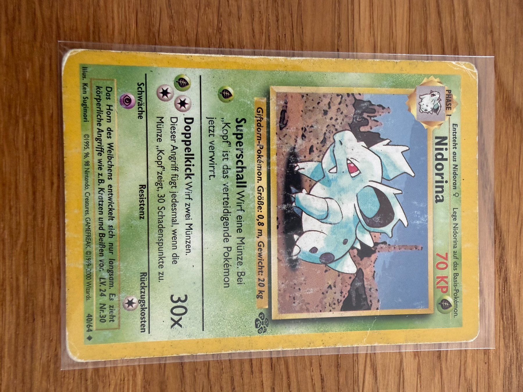 Pokémon Carte collezionabili: Nidorina 40/64 – Usato da Amriswil venduto da sim_nlb6