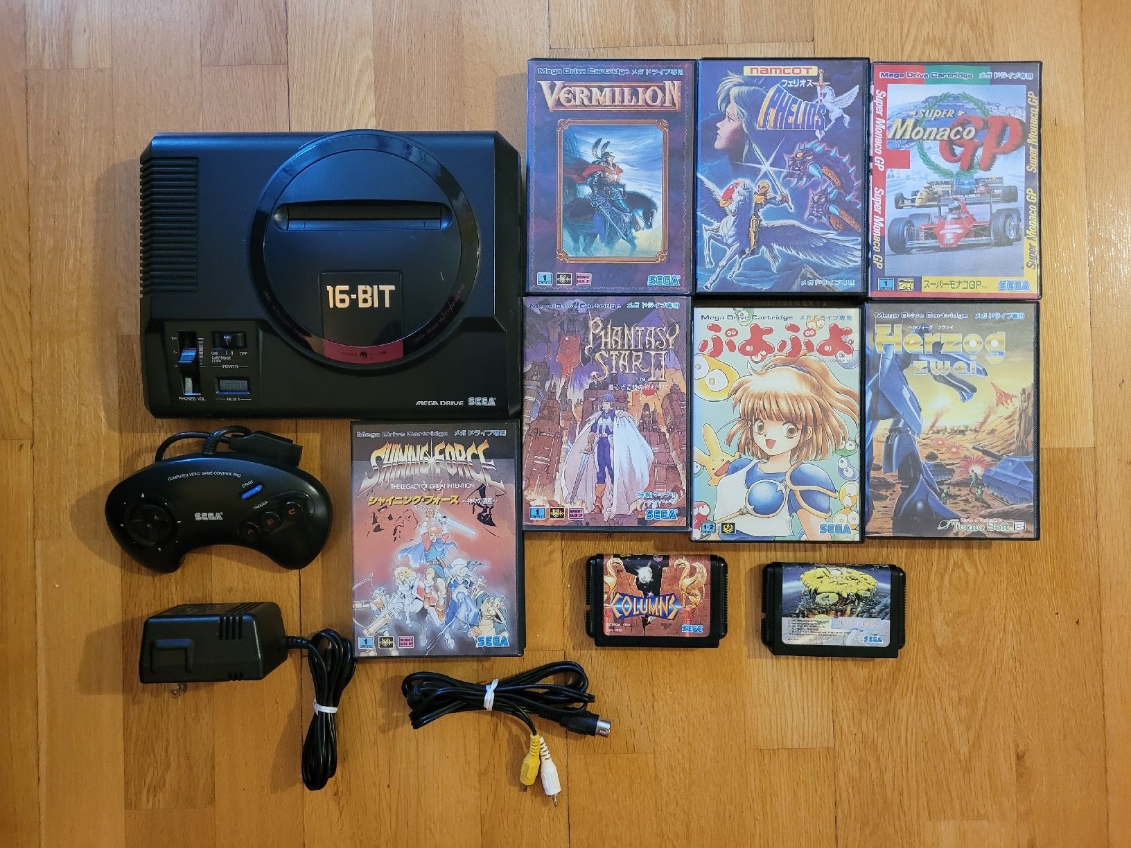Sega Console: Sega Mega Drive Spiel Bundle mit 9 Spielen JAP – Usato da Münchenstein venduto da danytlaw