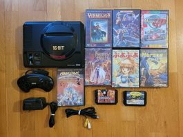 Sega Mega Drive Spiel Bundle mit 9 Spielen JAP