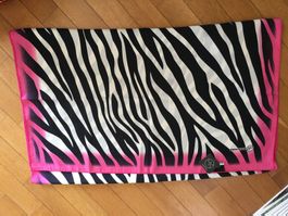 Wunderschöner Sarong, schwarz-pink,weiss