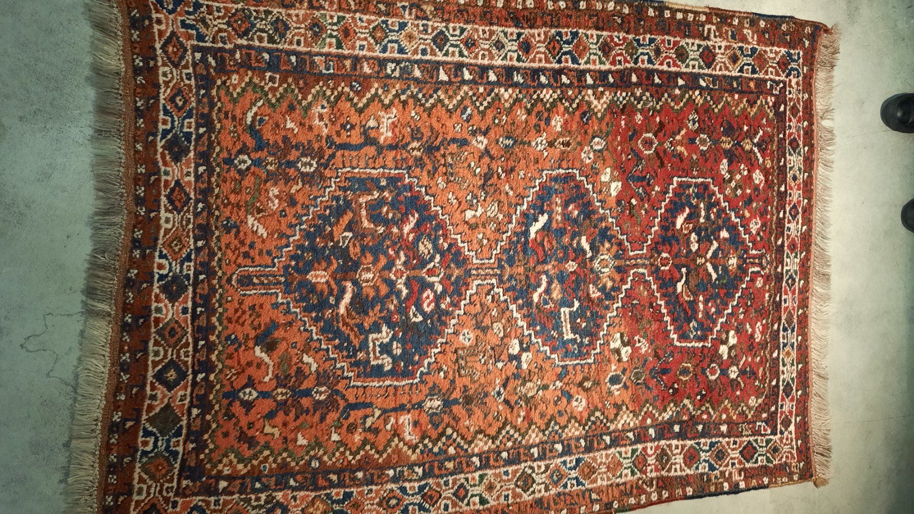 Teppiche: Perserteppich, antik; Shiraz, 119x184cm – Gebraucht aus Herrliberg von AlexandraBopp
