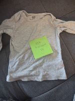 H&M Baby Langarmshirt Gr. 74, grau