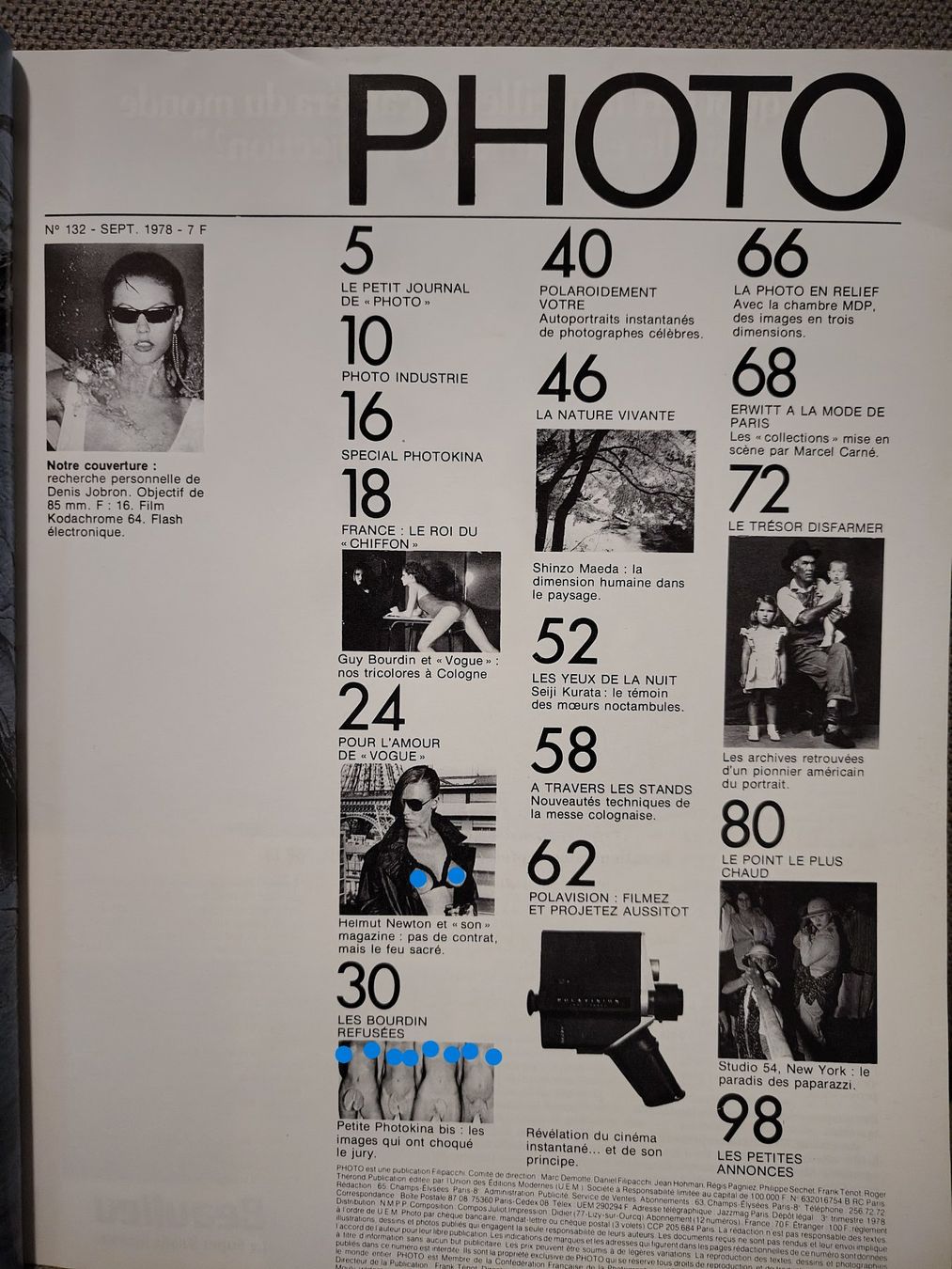 Riviste & Magazine: PHOTO N°132 Septembre 1978 – Usato da Meyrin venduto da Flurrio 1