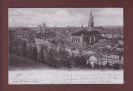 BERN - Teilansicht mit Münster - 1901 glatt