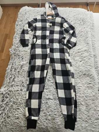 Combinaison Chicorée à carreaux noir blanc taille M