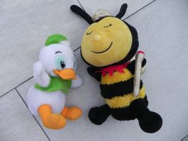 Plüschtier Donald Duck und Biene Set