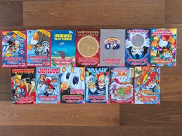 Lustige Taschenbücher - 11x Deutsch + 2x Englisch