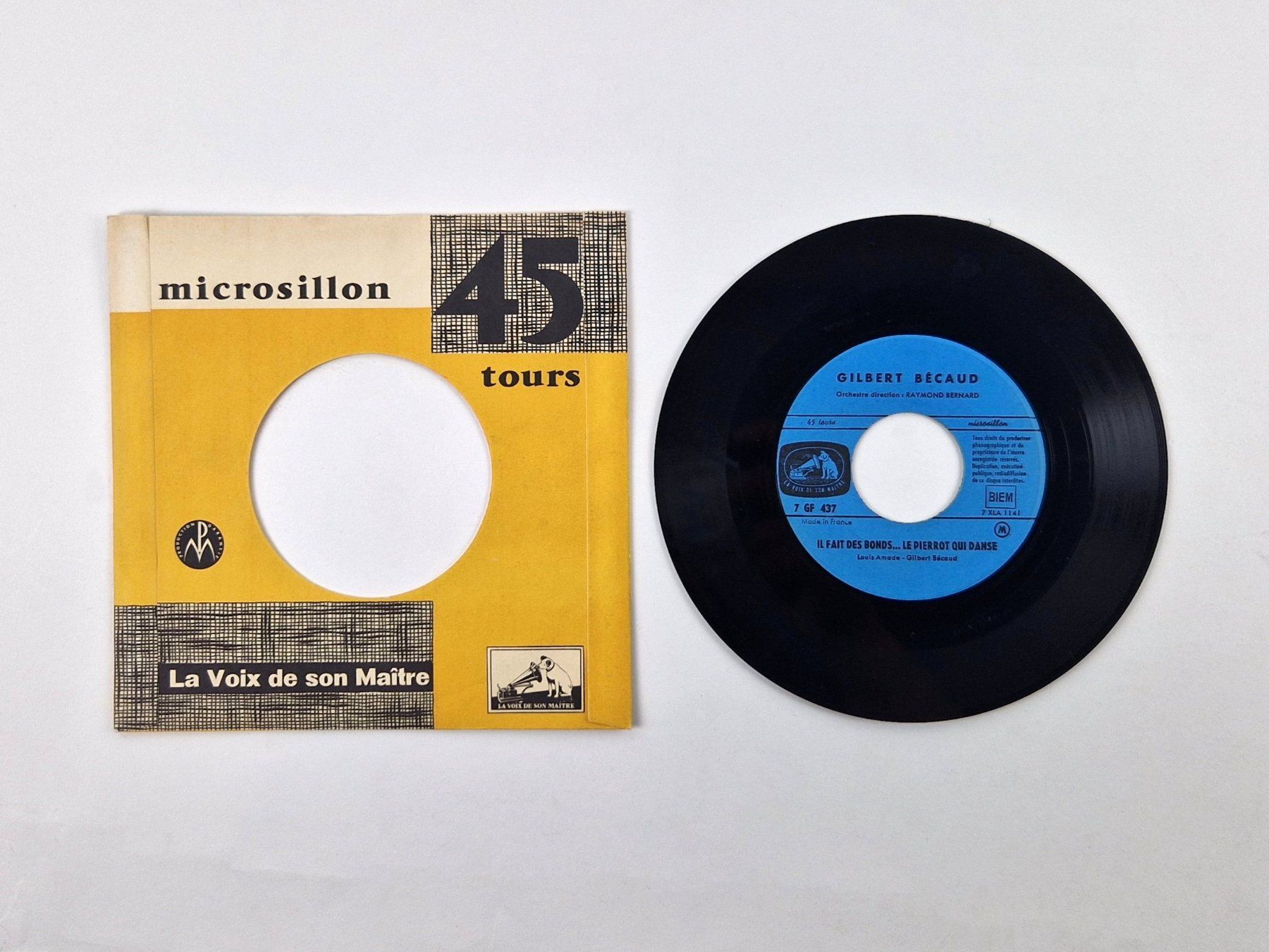 Schallplatten: Gilbert Bécaud Vinyl Sammlung 3x Chanson Klassiker – Gebraucht aus Basel von Restwert_Basel 3