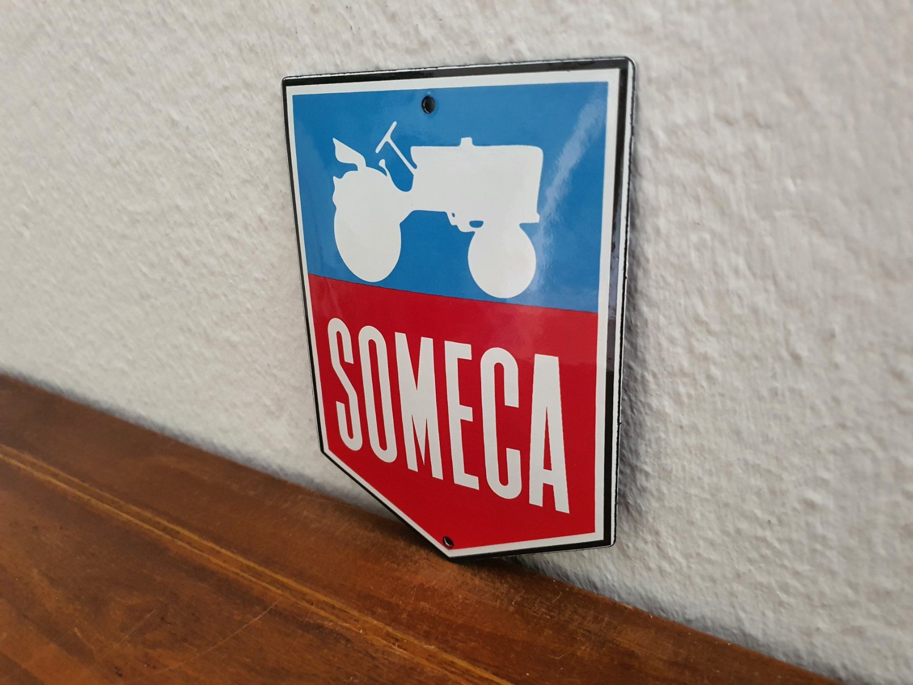 Simca Insegne: Emailschild Simca Someca Traktor Logo Emaille Schild Reklame – Nuovo (secondo la descrizione) da Schaffhausen venduto da pfanis09 4
