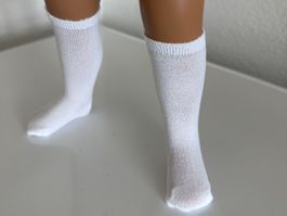 Puppensocken, Socken, Kniesocken Sasha Puppe, 14x 6cm, Gr. 4