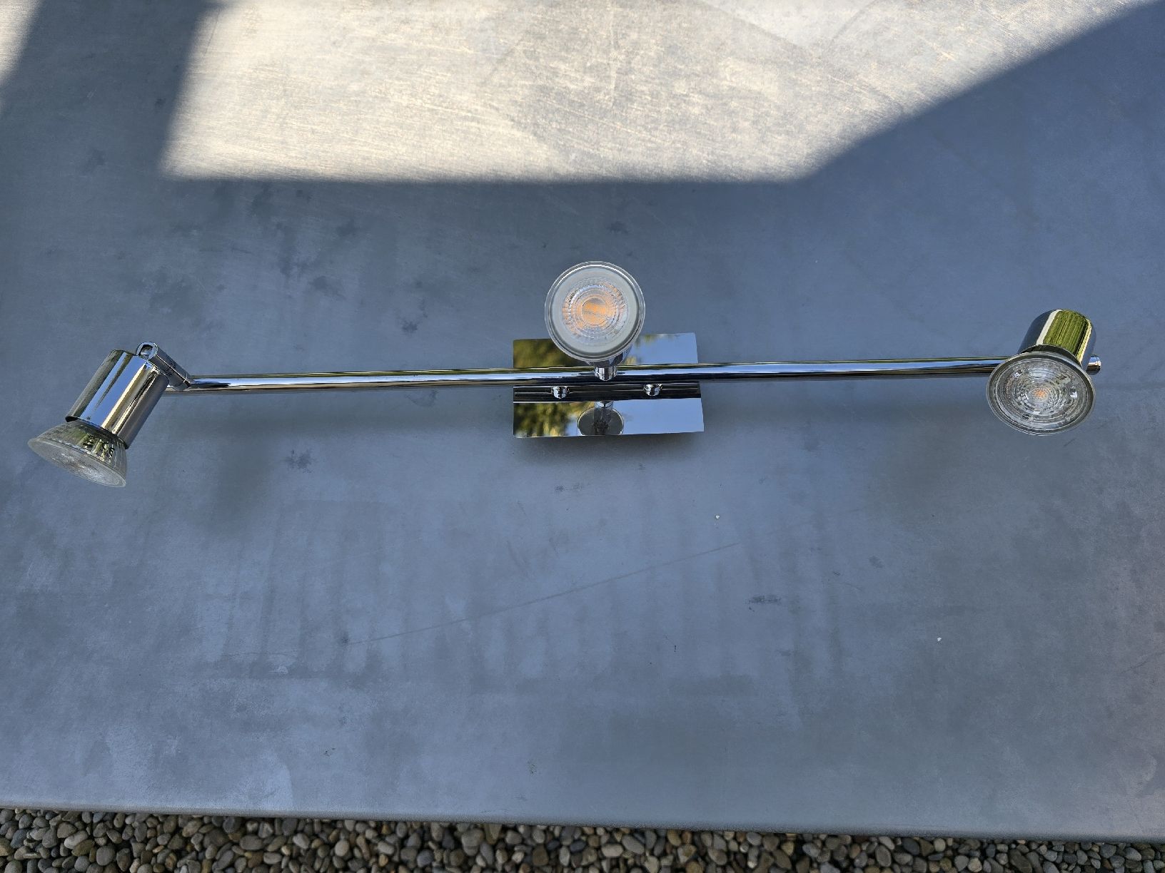 Lampade: Deckenlampe 3 Spots Chrom Metall gebraucht – Usato da Schönengrund venduto da XLOS 1