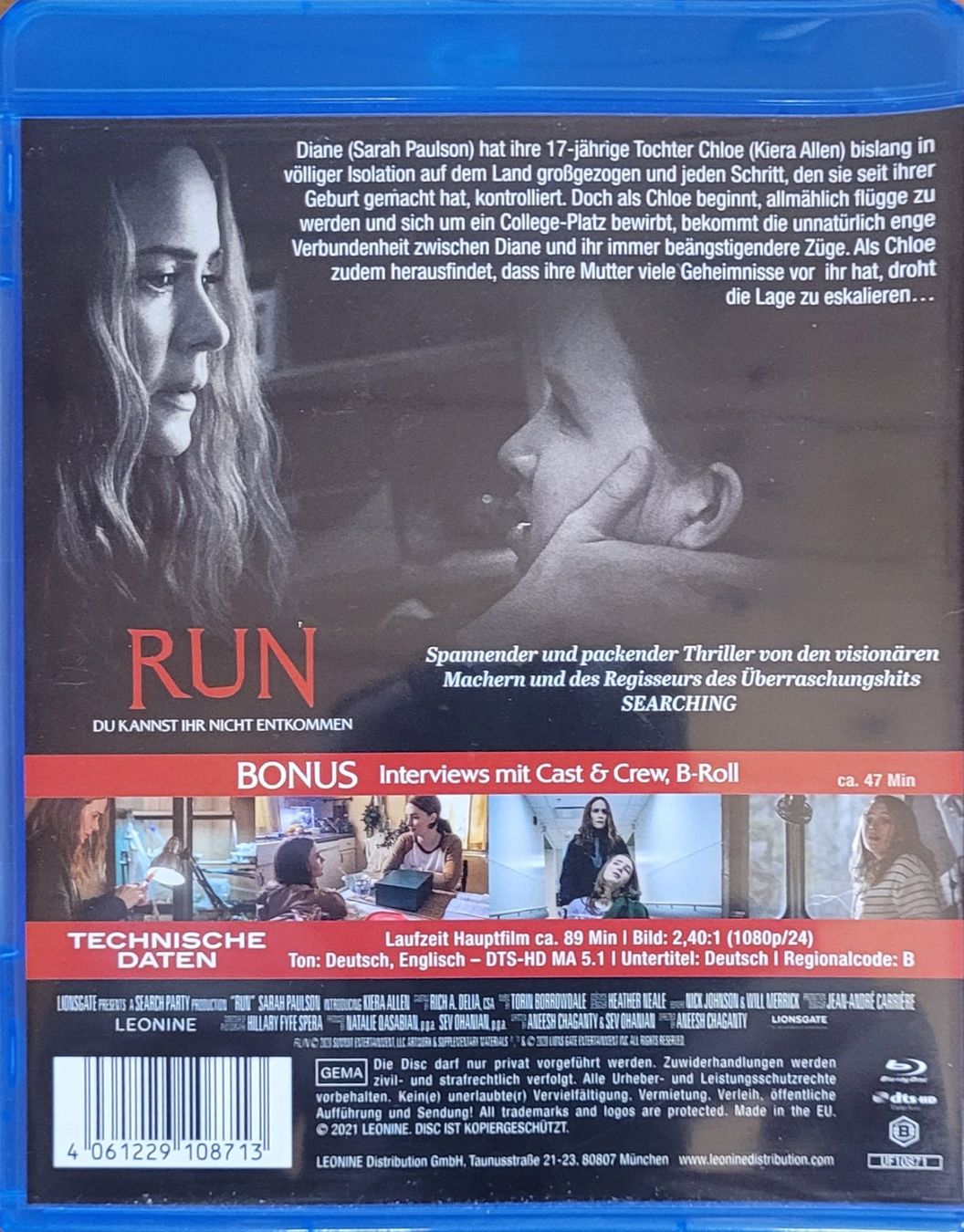 Alle DVDs: Run [Blu-ray] – Neu (gemäss Beschreibung) aus Laupen ZH von Moviesammler 1