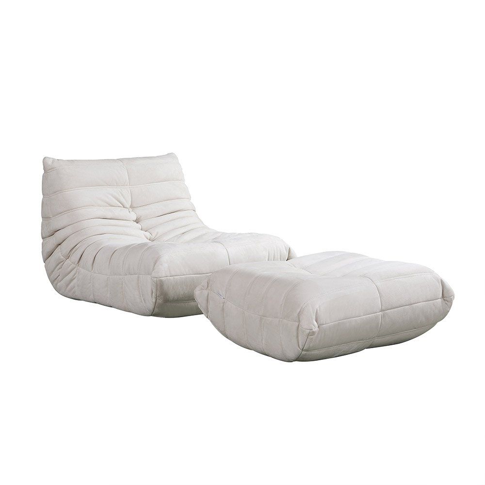 Poltrone: Relaxsessel mit Hocker CALM - Beige – Nuovo e nell'imballaggio originale da Wallenwil venduto da toesstal-vertrieb 2
