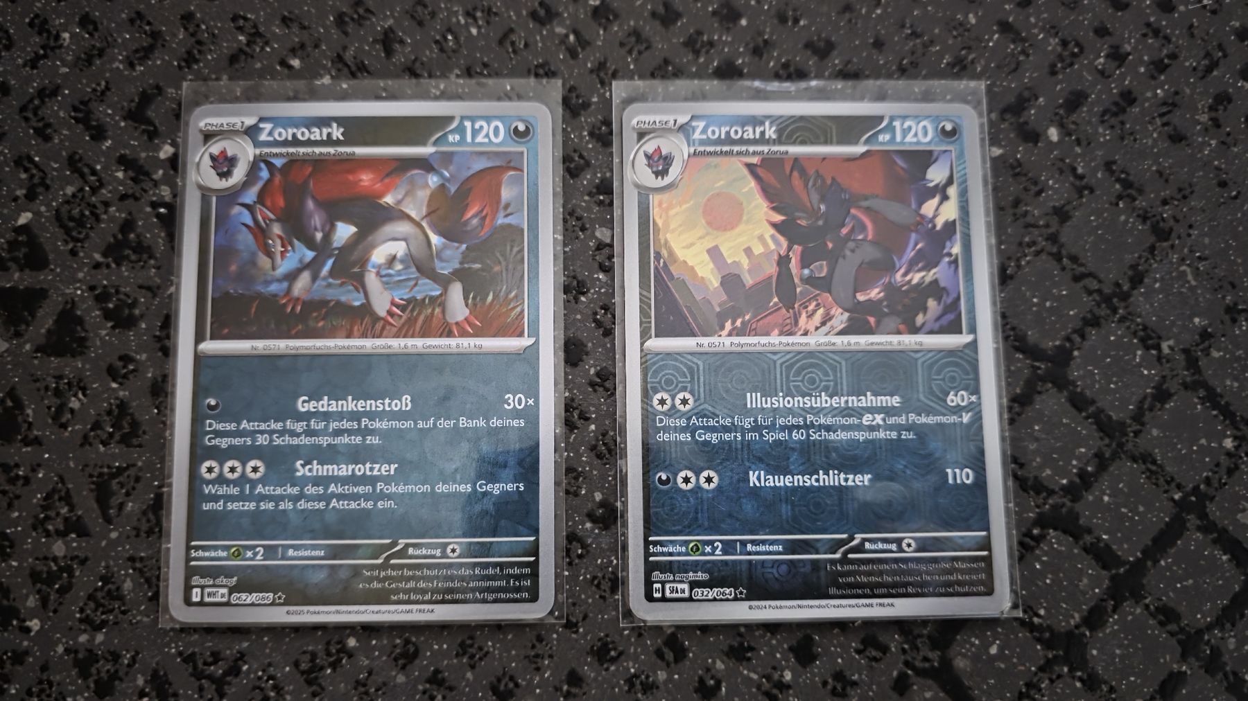 Pokémon Carte collezionabili: 2x Zoroark (Reverse Holo) & Zorua – Nuovo (secondo la descrizione) da Rorschach venduto da Craint 2