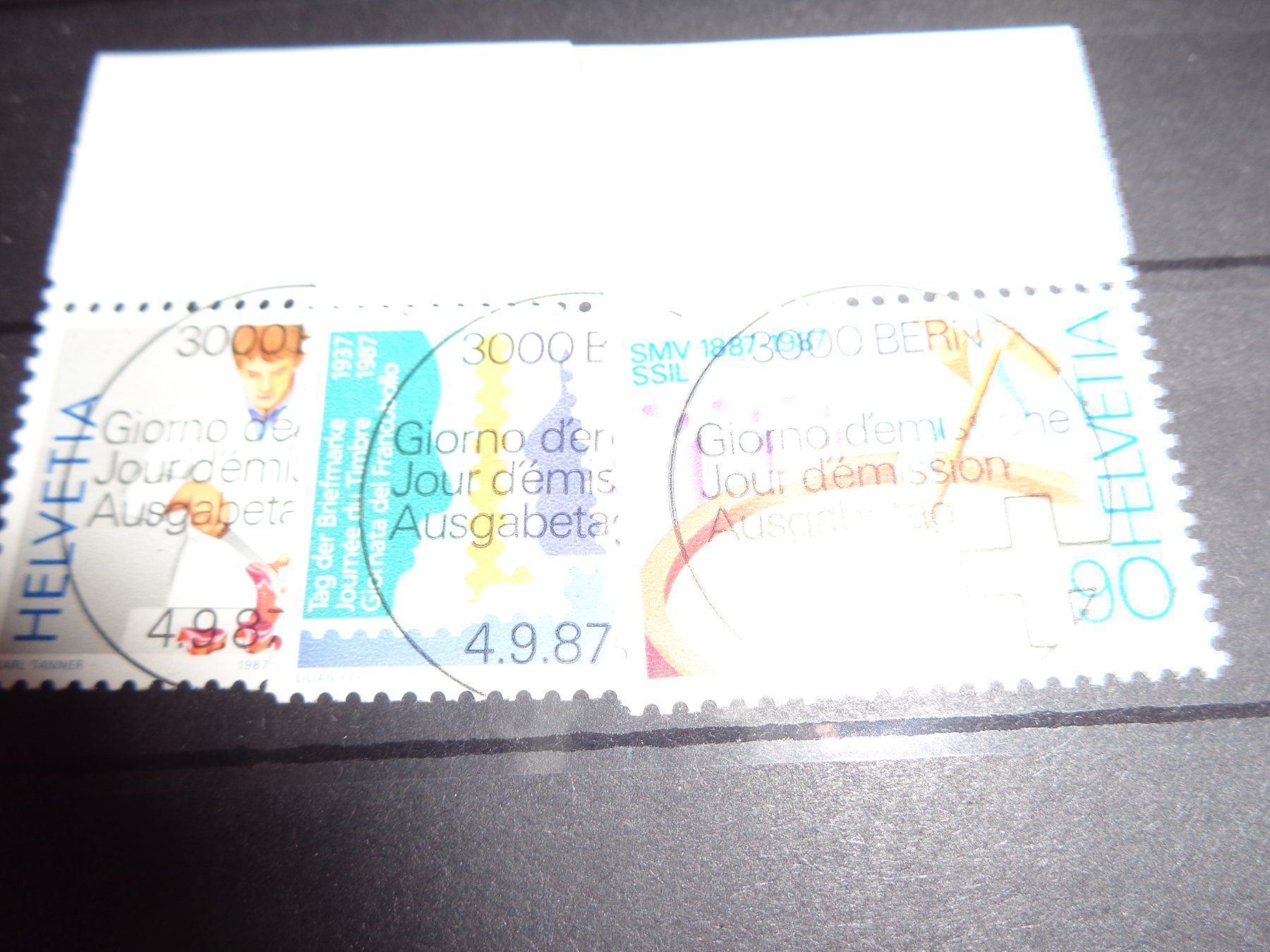Tutti i francobolli: 1987 Sonderpostmarken ET-VOLL – Usato da Olten venduto da Disc-Verkauf