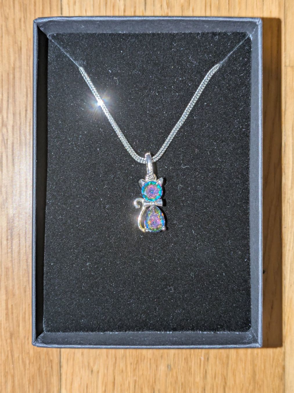 Catenine: Kette mit Katzenanhänger in Sterling Silber – Nuovo e nell'imballaggio originale da Glattpark(Opfikon) venduto da Wuschel038 1