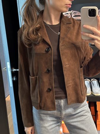 Massimo Dutti leather jacket