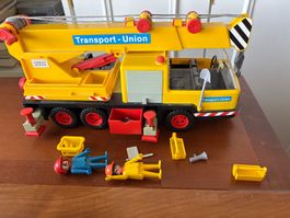 Playmobil vintage Transport-Union Kranwagen 1980 mit Zubehör