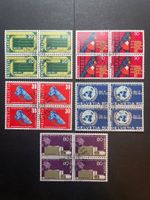 1970 Nr. 476+480 im 4er Block mit ET-Stempel