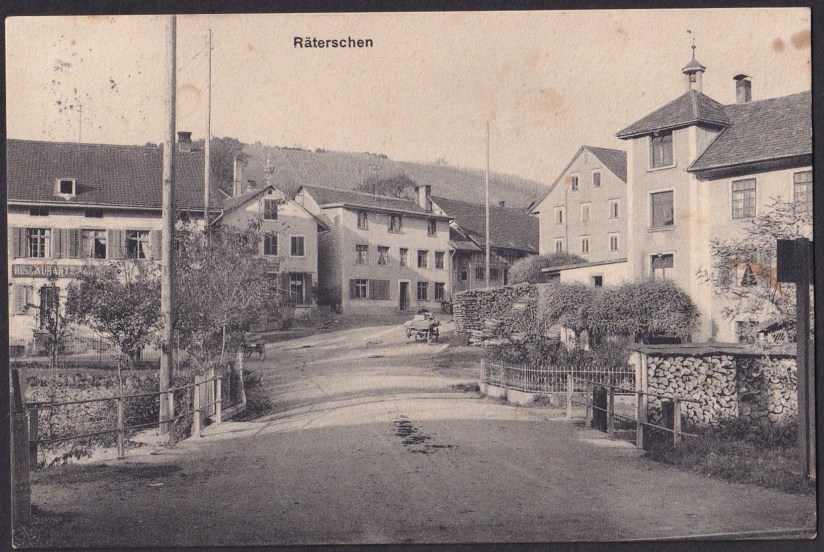 Cartoline postali: Räterschen Teilansicht – Usato da Olten venduto da clotaldi