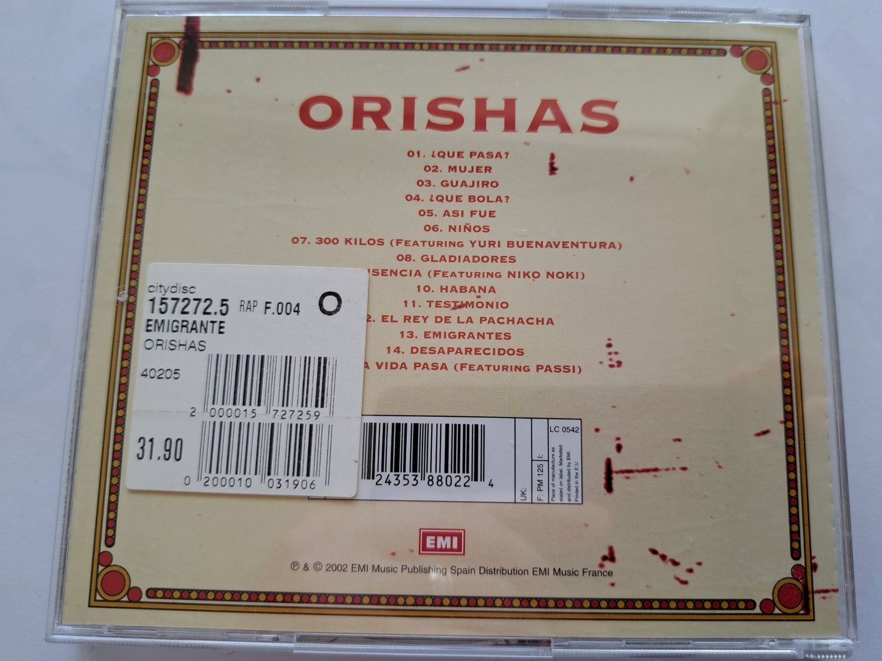 CDs: CD Orishas - Emigrante – Gebraucht aus Pully von bro_n52j 1